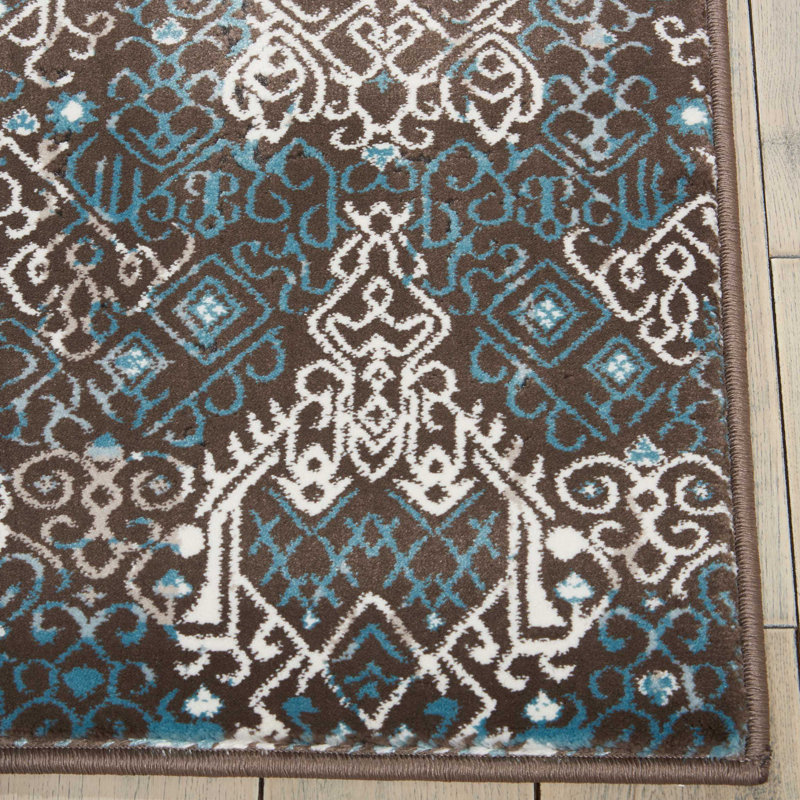 Saliba Abstract Indoor Rug, Rectangle 5'3" x 7'4"