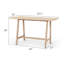 Table de salle à manger de style patio en bois d'acacia de style méditerranéen-99411824
