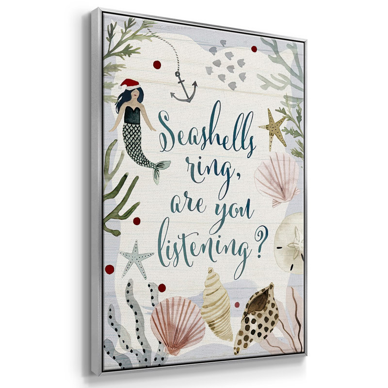 Collection de Noël ensoleillée B, H 25 po x l 17 po x P 1,5 po, Encadrement argenté