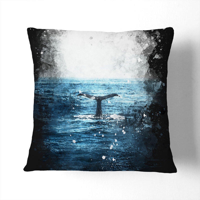 Square Throw Cushion, 55cm H x 55cm W x 20cm D, White