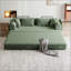 Canapé-lit convertible de 78,7 pouces avec coussin cylindrique-434032462