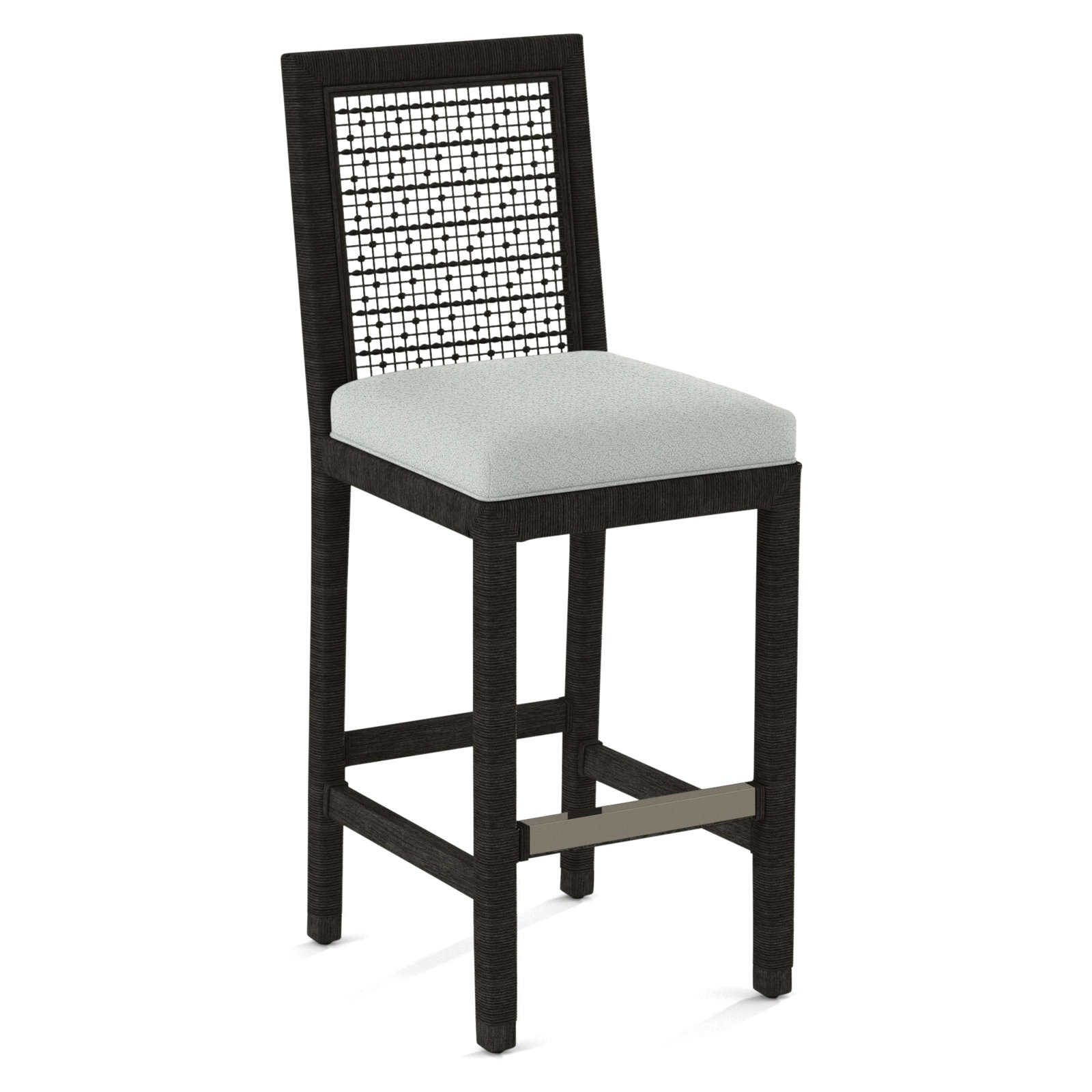 Soren 30" Bar Stool, Antique Black, Kensington Spa