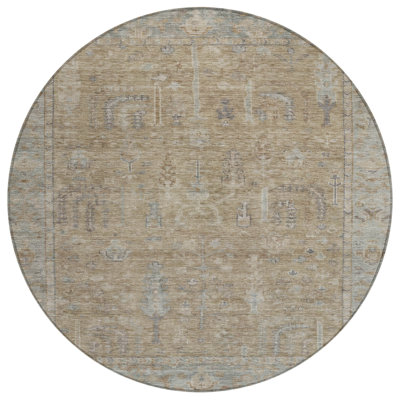 Tapis rond 8 po