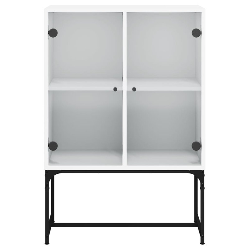 Aanvi Steel Standard Accent Cabinet, White