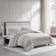 Vera Wang Chenille Waffle Stripe Beige Comforter Set-1667633420
