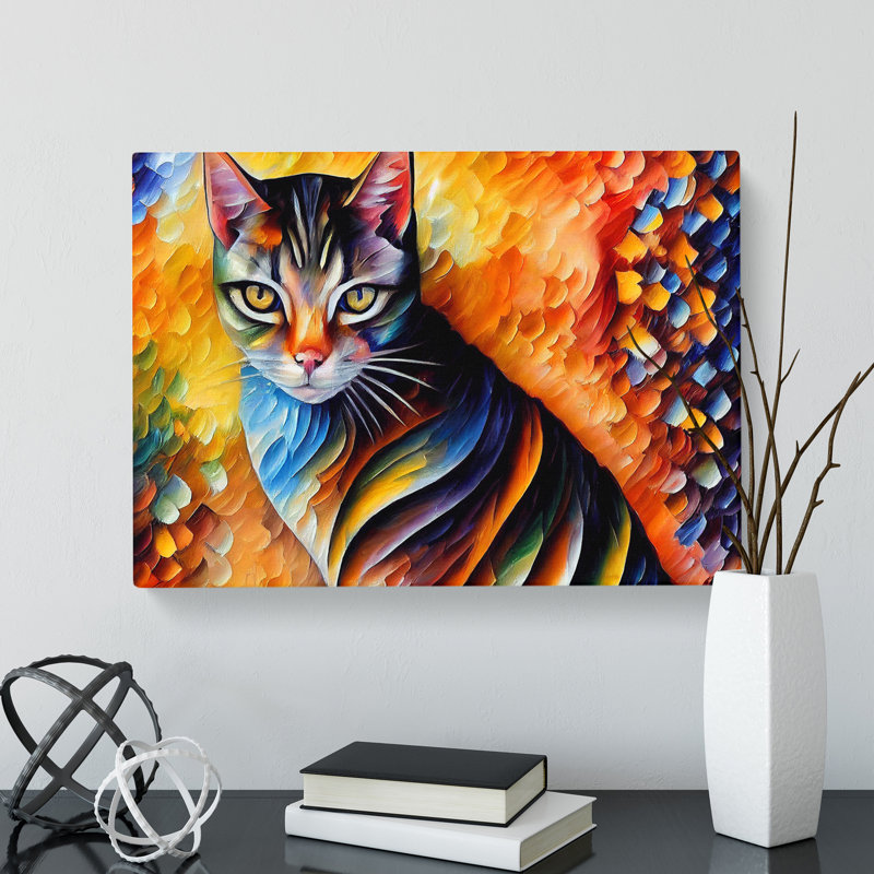Cat Vol.7 Abstract - Wrapped Canvas Print