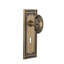 Victorian Interior Mortise Door Knob with Mission Long Plate-2707829