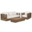 Dailah Wicker 4 - Person Outdoor Seating Group With Cushions