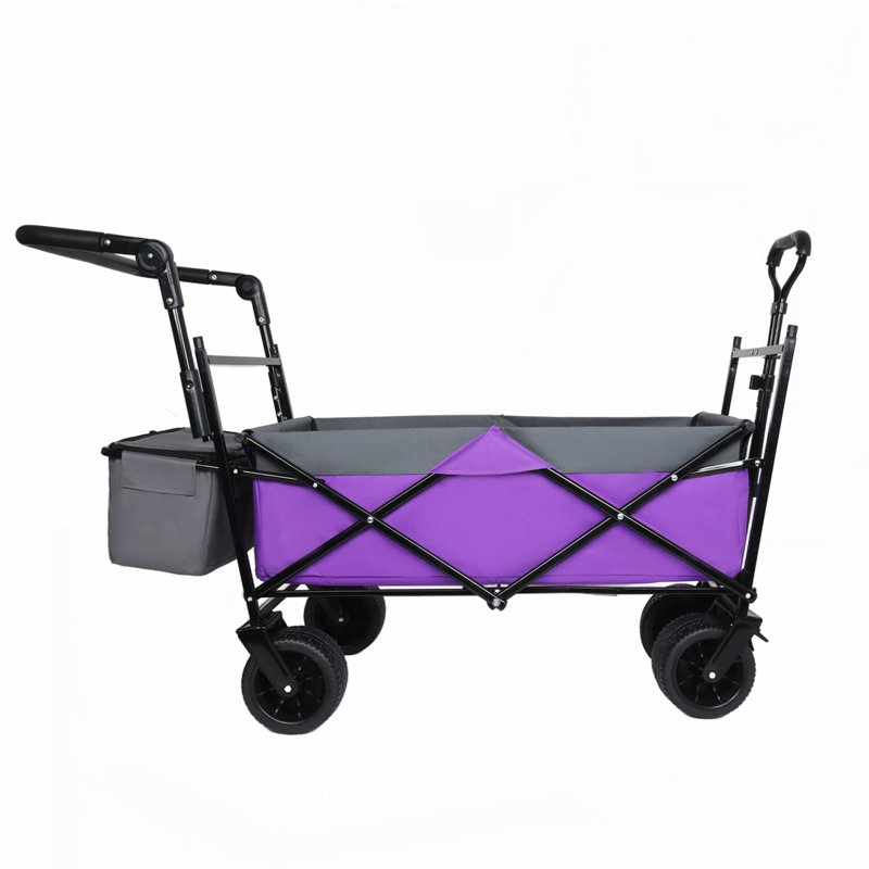 Wagon pliable avec auvent, Mauve