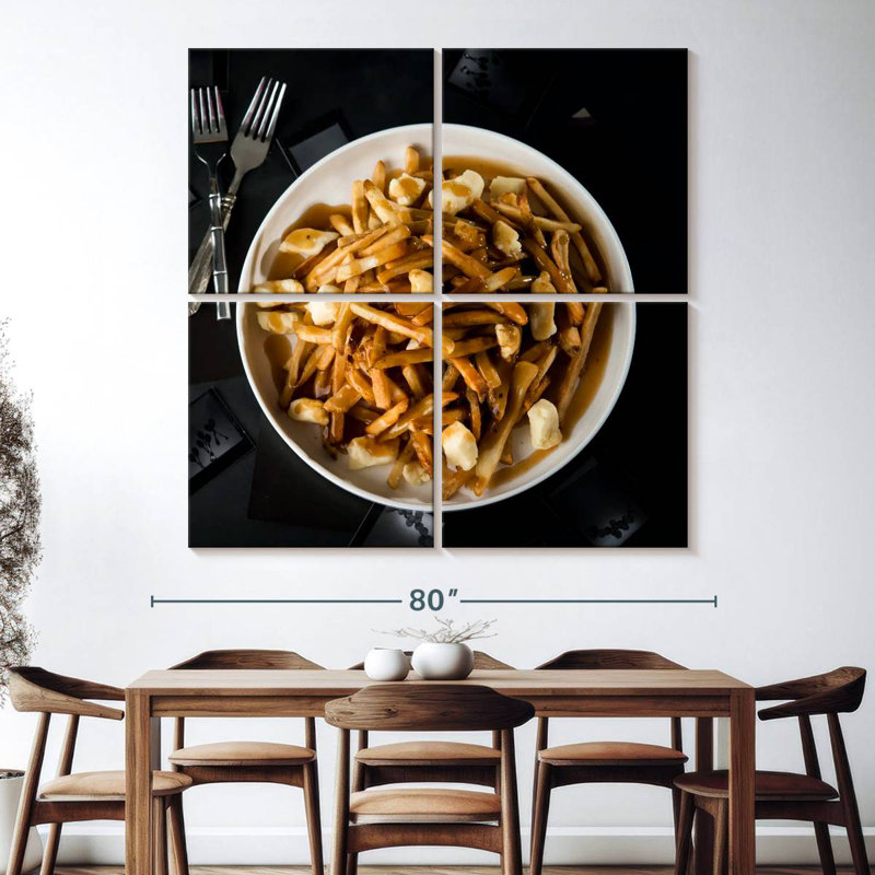 Yarlin Poutine Plate, 74" H x 74" W