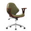 Barri Faux Leather Mid-Century Office Chair-372536406