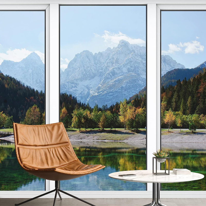 Panneau mural à peindre L 100 pi x l 144 po Scenic Mountain Range, L 100 po x l 144 po