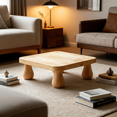 Support à plante en bois massif pour plantes d'intérieur, présentoir de tabouret en bois à 2 niveaux pour pots de fleurs, support à jardinière minimaliste moderne pour bureau de salon