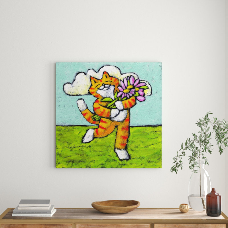 Janet Nelson - Wrapped Canvas Painting, 81cm H x 81cm W x 3.81cm D