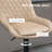 Swivel Upholstered Adjustable Height Counter Stool with Metal Frame-1343206098