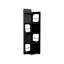 Armoire de coin noire en bois massif-118615322