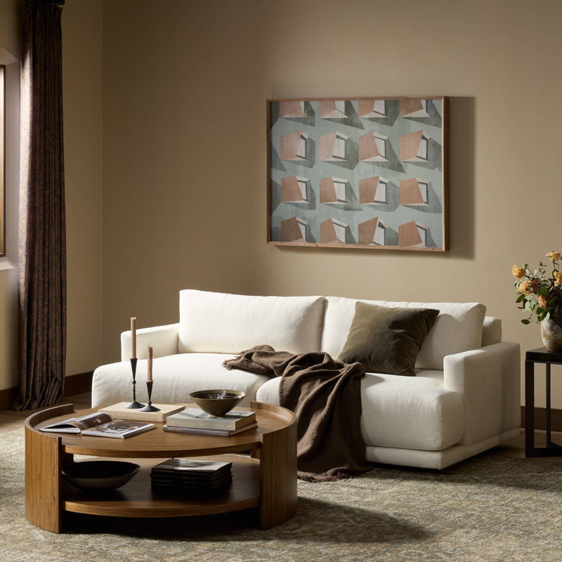Jennings Sofa - 85"-Crypton Nomad Snow