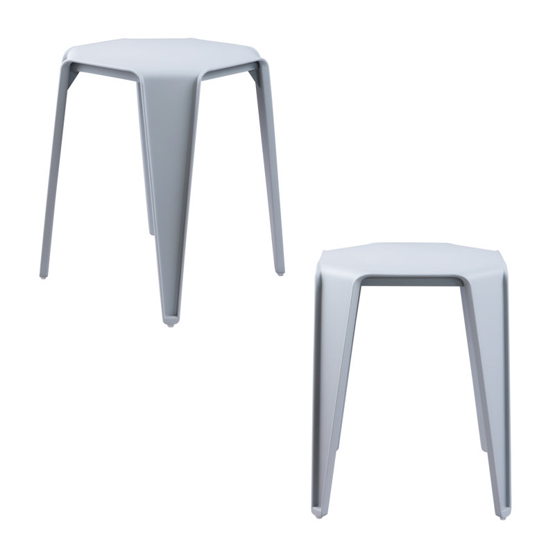 Tabouret Lutfie, gris