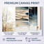 «Woodtrail Fall Lake Path - Lake», ensemble d'art mural sur toile-129076373-129076376