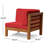 3-PIECE SOFA SET, RED-1006630207-1006630202