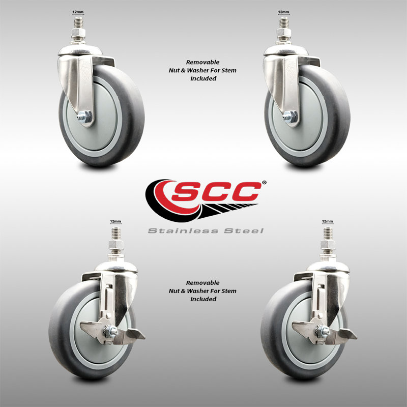 Thermoplastic Rubber Casters