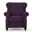 Fauteuil inclinable avec accoudoirs roulés