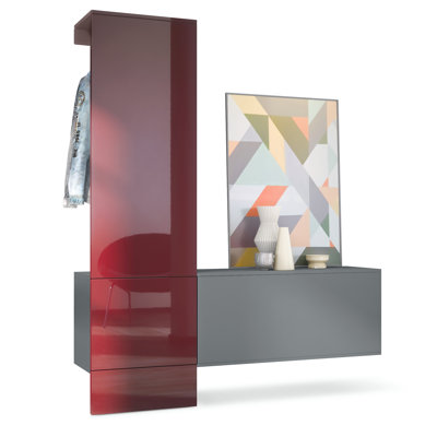 Chappa 156.5 cm W Hallway Set with Shoe Storage