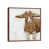 Classic Brown Wood Floater Framed