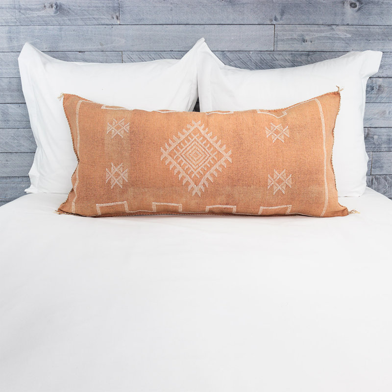 Housse de coussin Atlas, Géométrique orange 1
