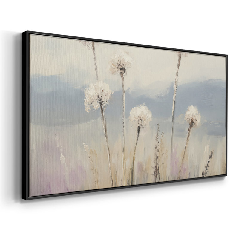 Série paysage - CXII - Toile tendue avec châssis encadré - Prêt à être accroché, Noir, H 21 po x l 41 po