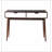 Espresso and White 2-drawer Sofa Table