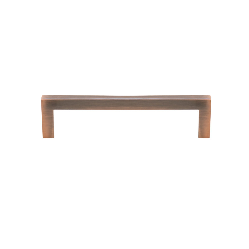 Solid Zinc Cabinet Bar Pull, 8", Copper