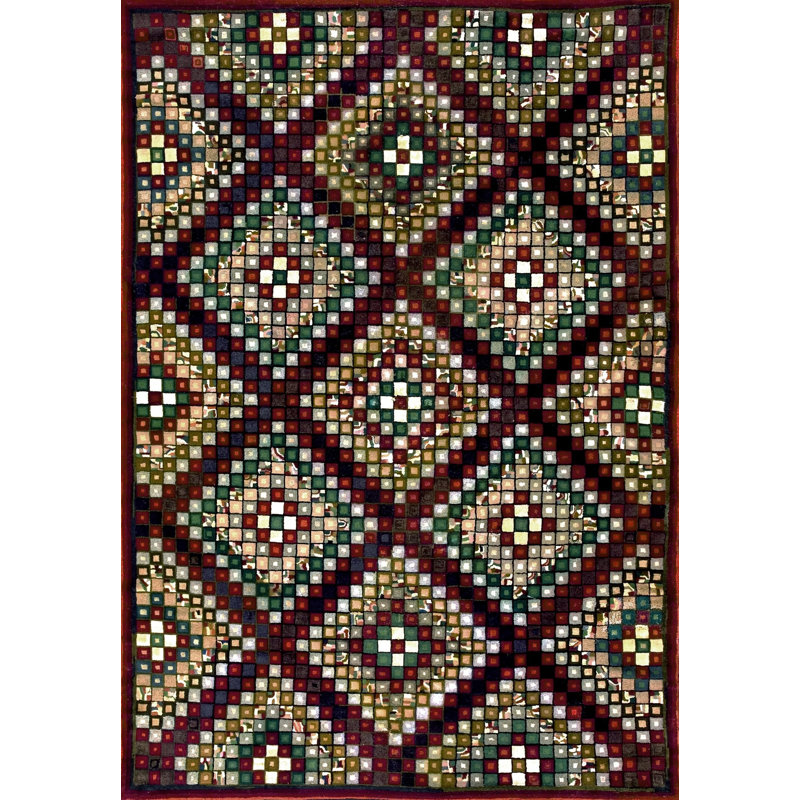 Tapis à motif géométrique antique à motif géométrique