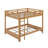 Wood Queen Size Bunk Bed With Ladder-1612624275