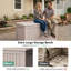 PawsomePad 270 gallons Boîte de rangement en résine brun clair pour l'extérieur intérieur-130604051