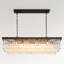 Lustre rectangulaire en cristal 12 lumières de luxe moderne de 12 po-632310690