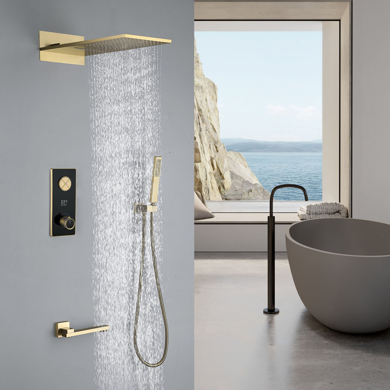 Complete Shower System with Rough in-Valve
