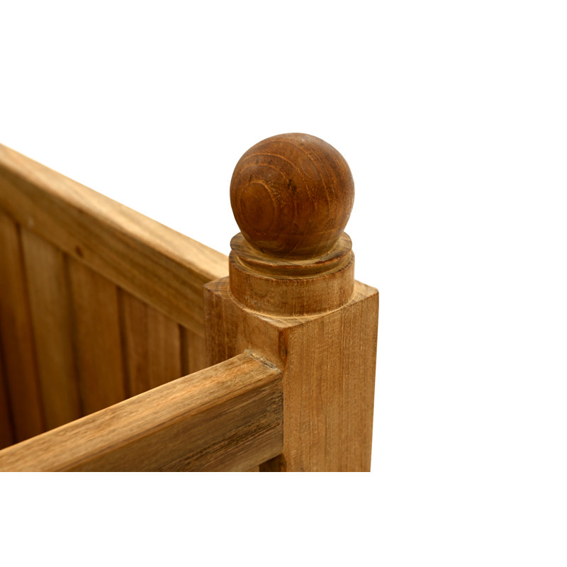 Teak Outdoor 36" Rectangle Planter Box