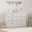 Table de tiroir antique blanche, armoire de rangement pour chambre à coucher-2040185505