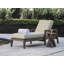 Mozambique 83" Long Reclining Single Chaise with Sunbrella Cushions