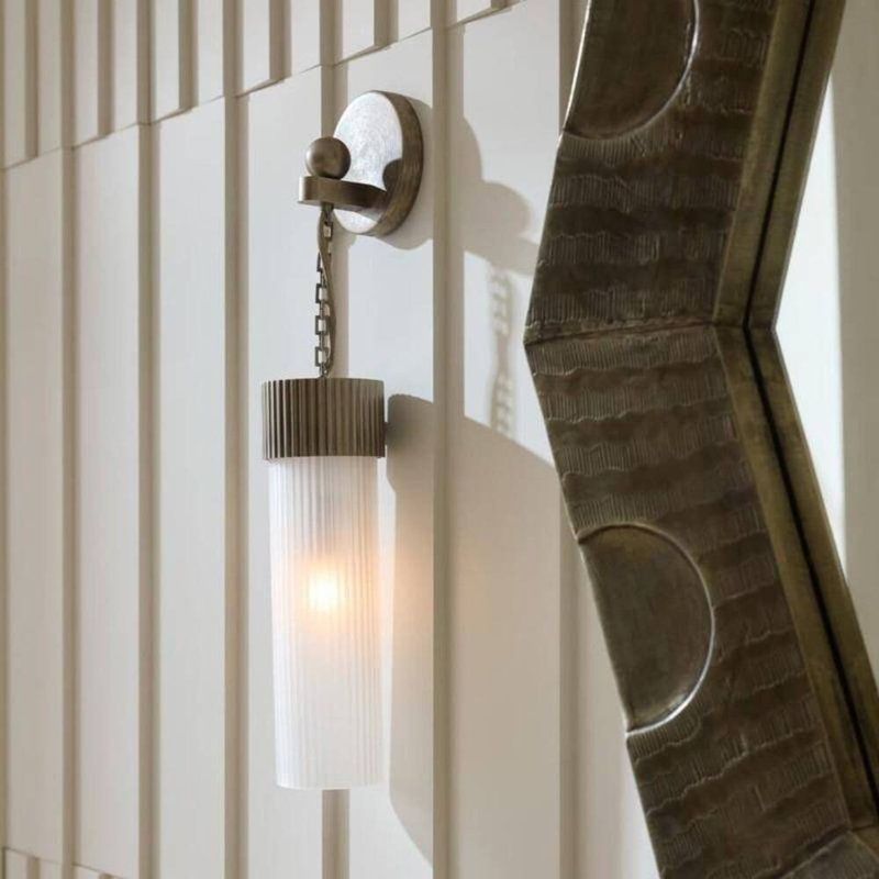 Jayce 1 - Light Wallchiere, Vintage Silver