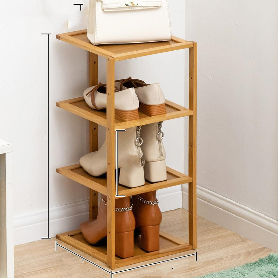 Wood Shoe Rack/Storage BENCH: 4-Tier Lavish Home