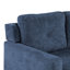 Fauteuil inclinable 3 places en chenille bleu marine - Structure intérieure en bois, revêtement confortable, fonction inclinable avec coussins de dossier et de siège serrés, fabrication de ressorts ensachés pour la durabilité, densité de la mousse D25