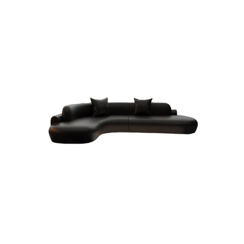 Canapé d'angle en L, H 27,56 po x l 110,24 po x P 70,87 po, 5