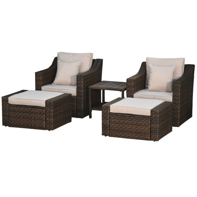 Boothby Rattan Seating Group with Cushion
