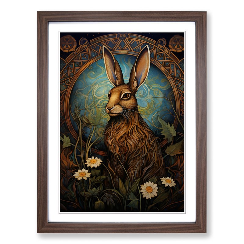 Hare Nouveau - Framed Print