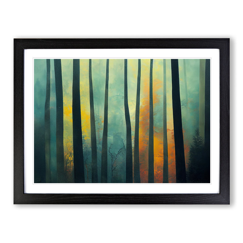 Grand Forest - Print, Black, 46cm H x 64cm W