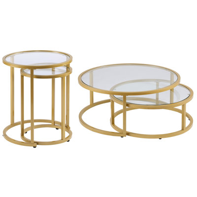 Kratz 2 Piece Living Room Table Set
