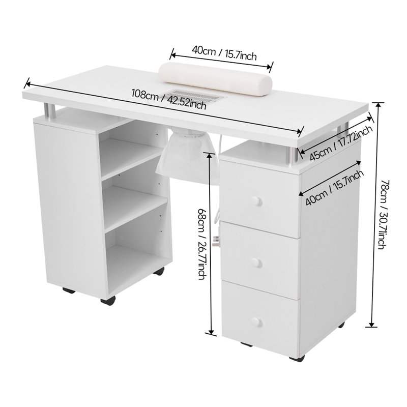 Wood Makeup Organizer
