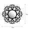 Aybar Metal Flat Wall Mirror